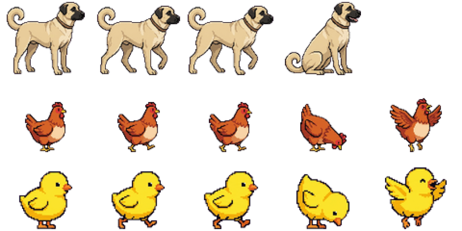 garden sprite sheet